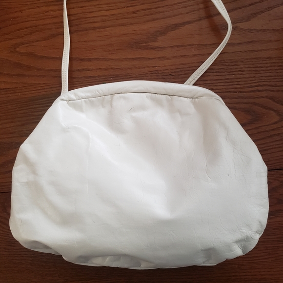 Razzamatazz Vintage White Leather  and Snakeskin Bag - Picture 6 of 7
